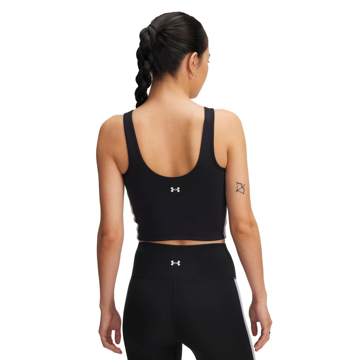UNDER ARMOUR - Polera Sin mangas Training mujer Motion Sport Tape negro UNDER ARMOUR