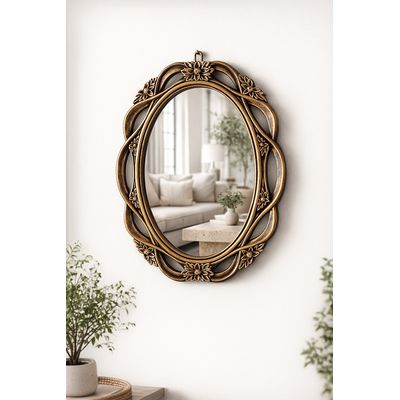 Imagen 2 del producto Espejo Oval Vintage Moderno 70x54x3cm