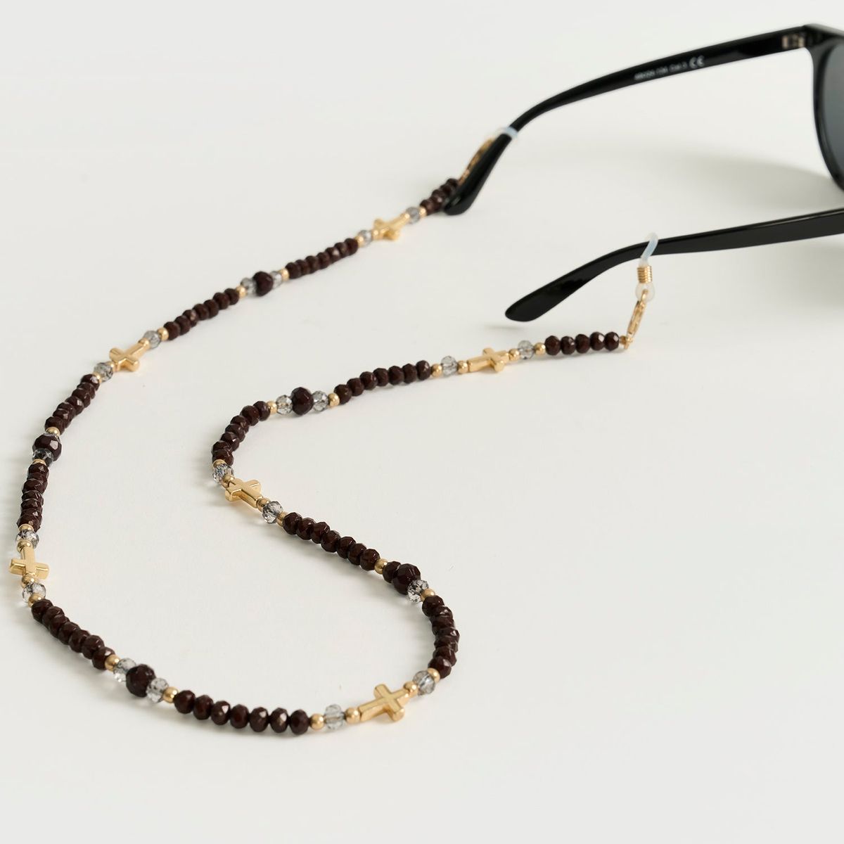 LOUNGE - Strap Sujetador Lentes Mostacillas Cruces