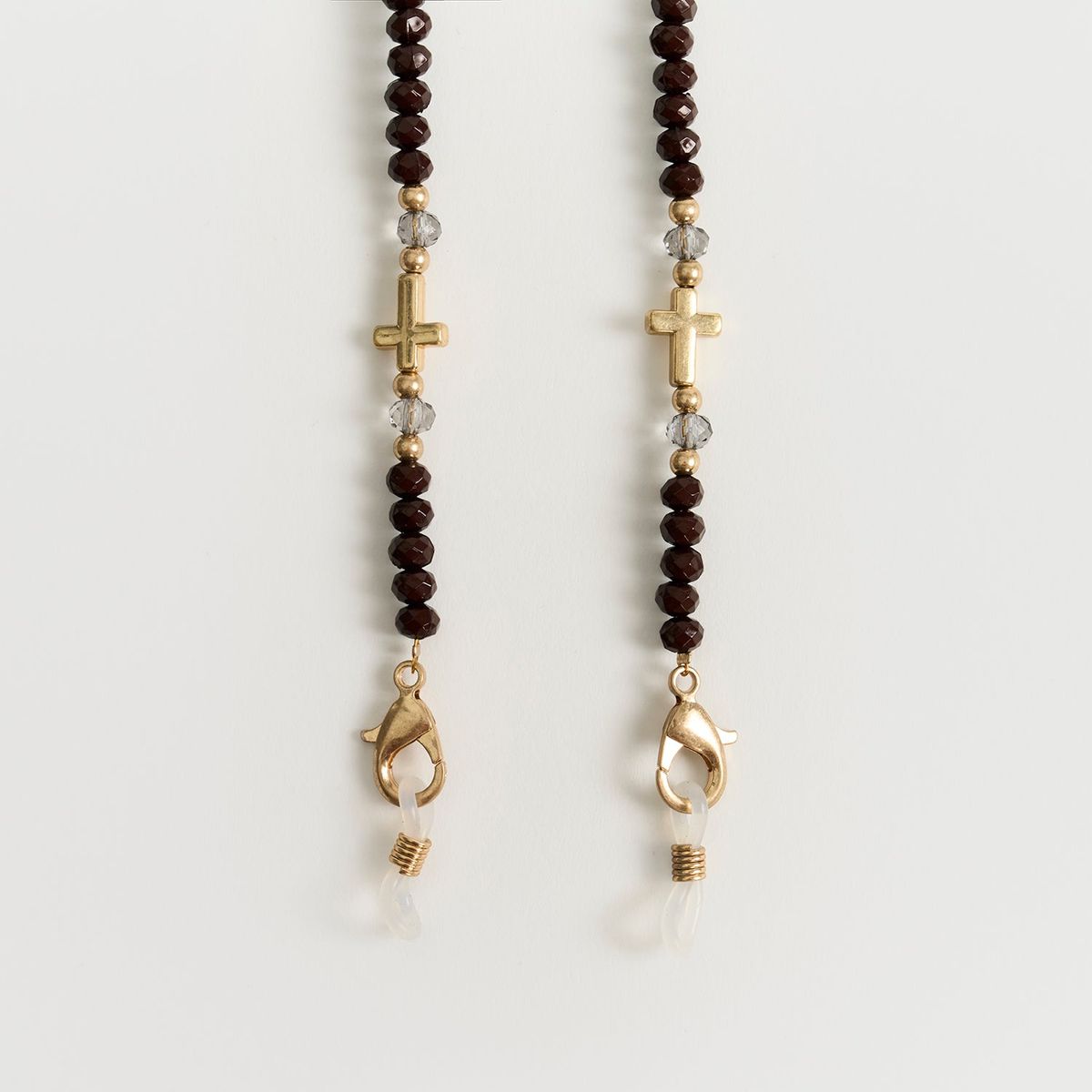 LOUNGE - Strap Sujetador Lentes Mostacillas Cruces