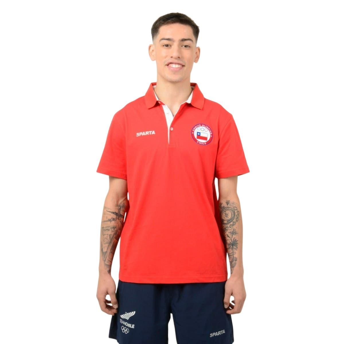 SPARTA - Polera Hombre Sparta Team Chile Roja