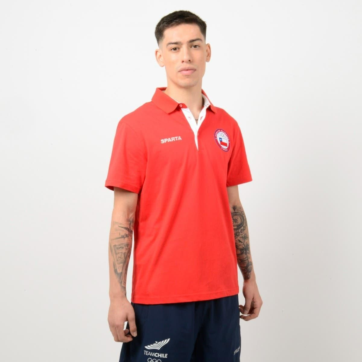 SPARTA - Polera Hombre Sparta Team Chile Roja