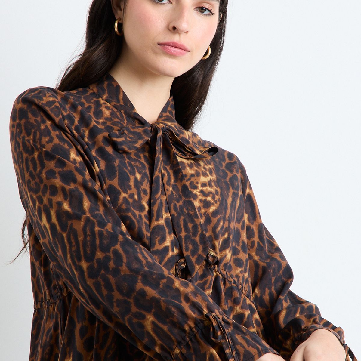 ASH - Blusas Manga Larga Mujer Café Ash