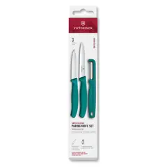 VICTORINOX - Set Cuchillos mondadores Swiss Classic con pelador I 3 piezas