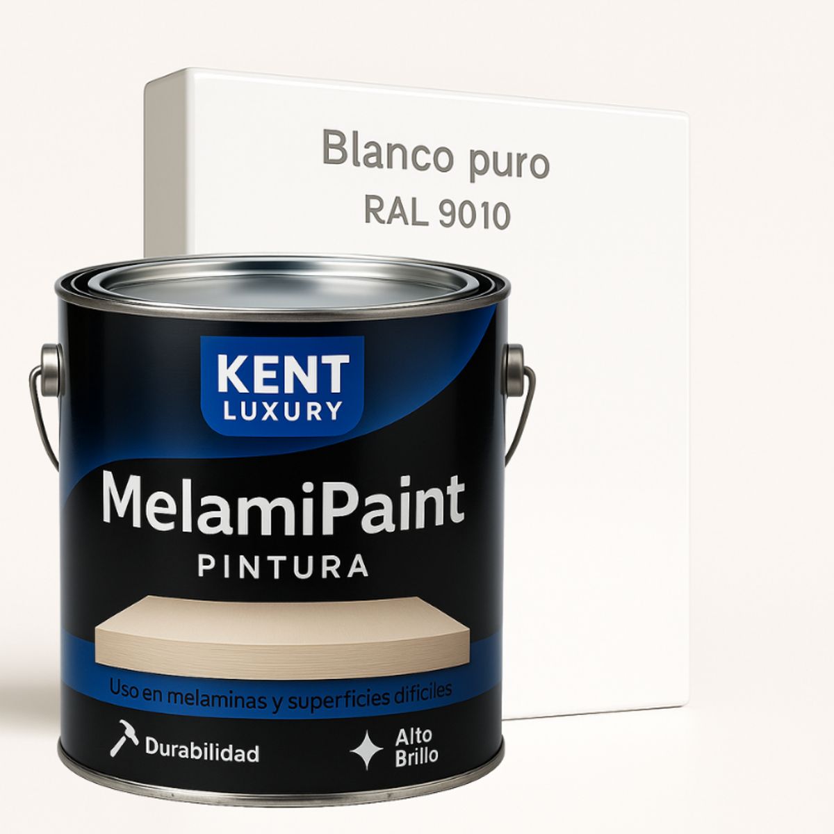 PINTURA MELAMINA - MelamiPaint™ - 4L - BLANCO PURO, marca KENT - Foto Principal