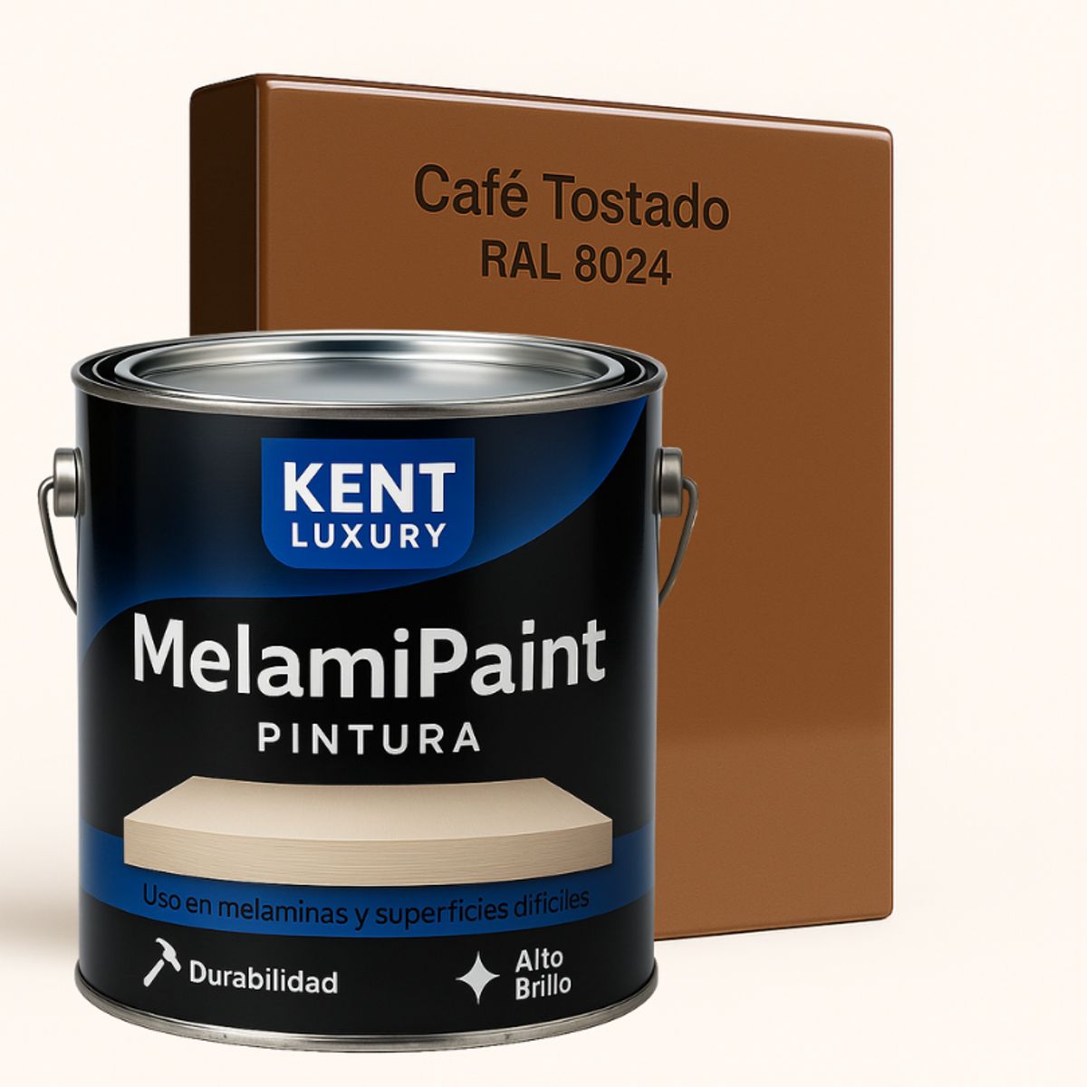 PINTURA MELAMINA - MelamiPaint™ - 4L - CAFÉ TOSTADO, marca KENT - Foto Principal