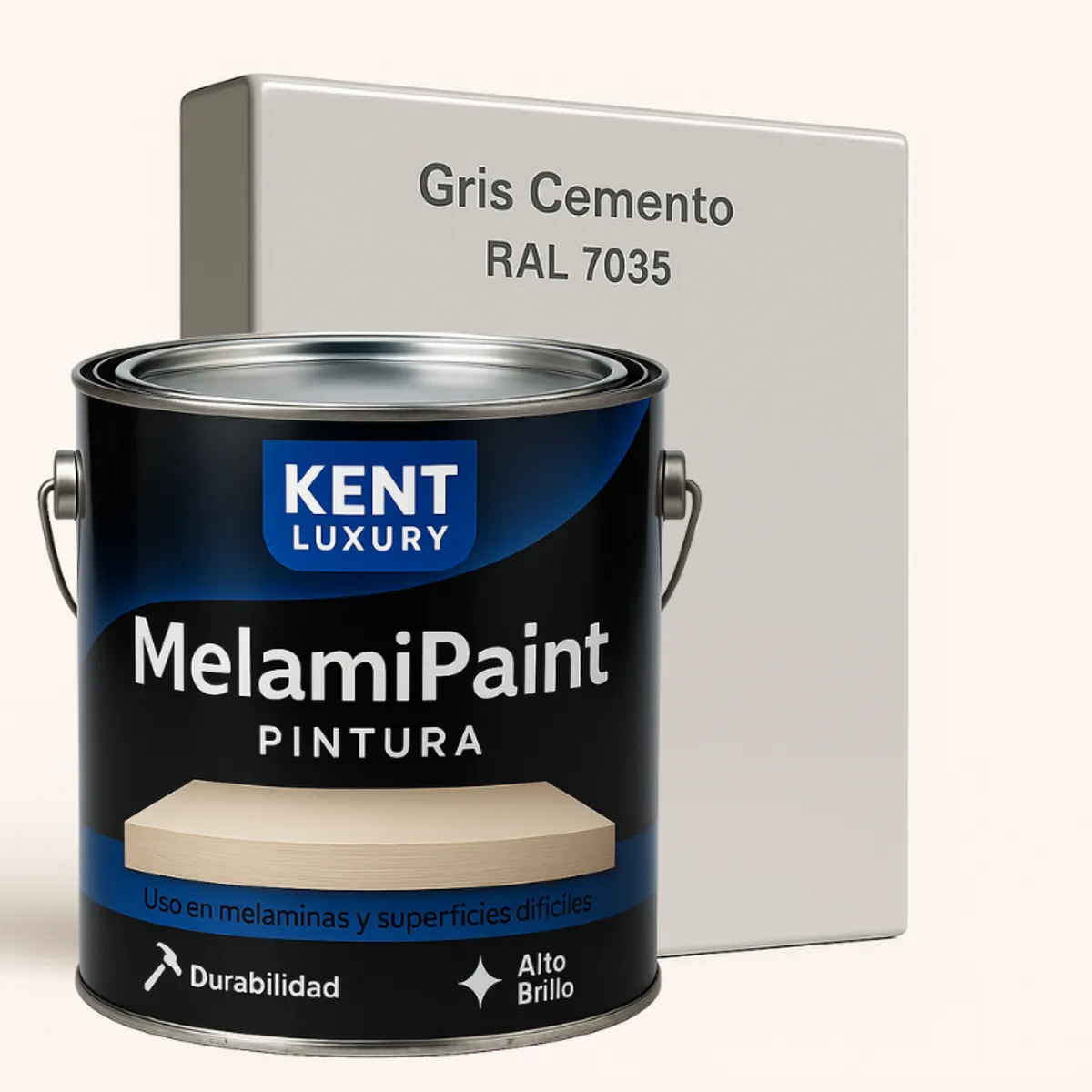 KENT - PINTURA MELAMINA - MelamiPaint™ - 4L - GRIS CEMENTO