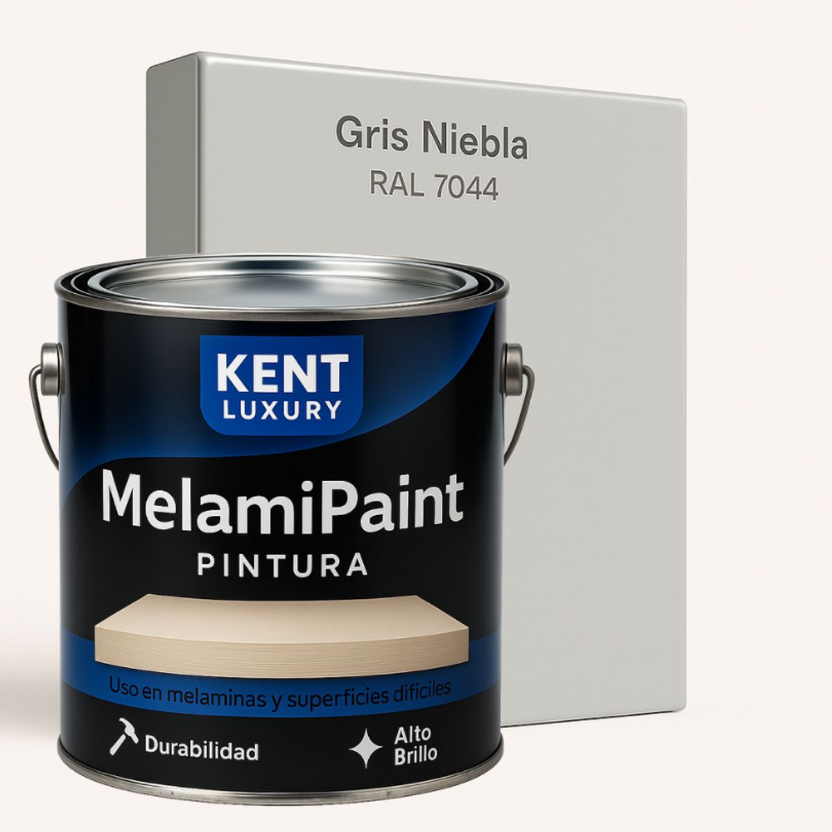 PINTURA MELAMINA - MelamiPaint™ - 4L - GRIS NIEBLA, marca KENT - Foto Principal