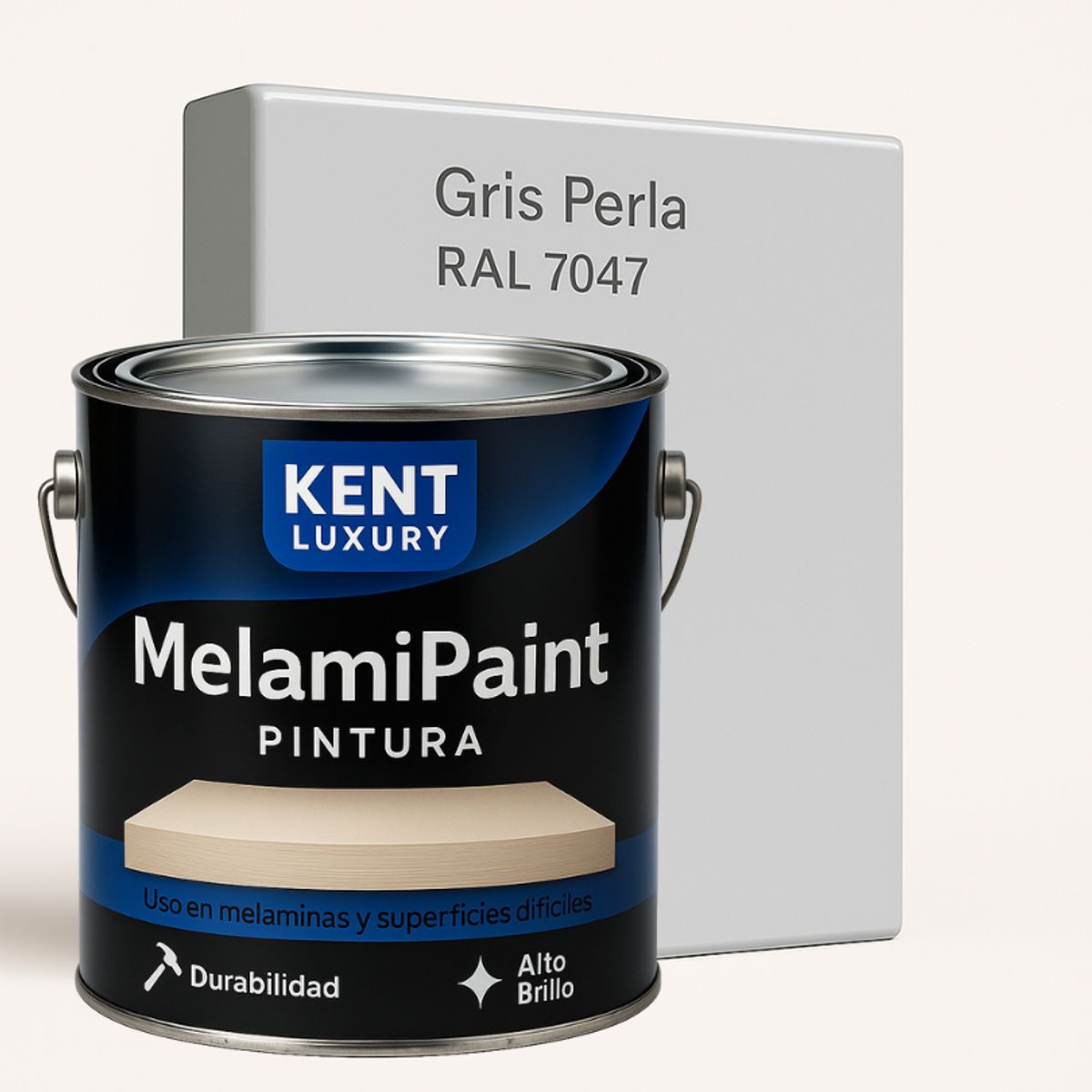 PINTURA MELAMINA - MelamiPaint™ - 4L - GRIS PERLA, marca KENT - Foto Principal