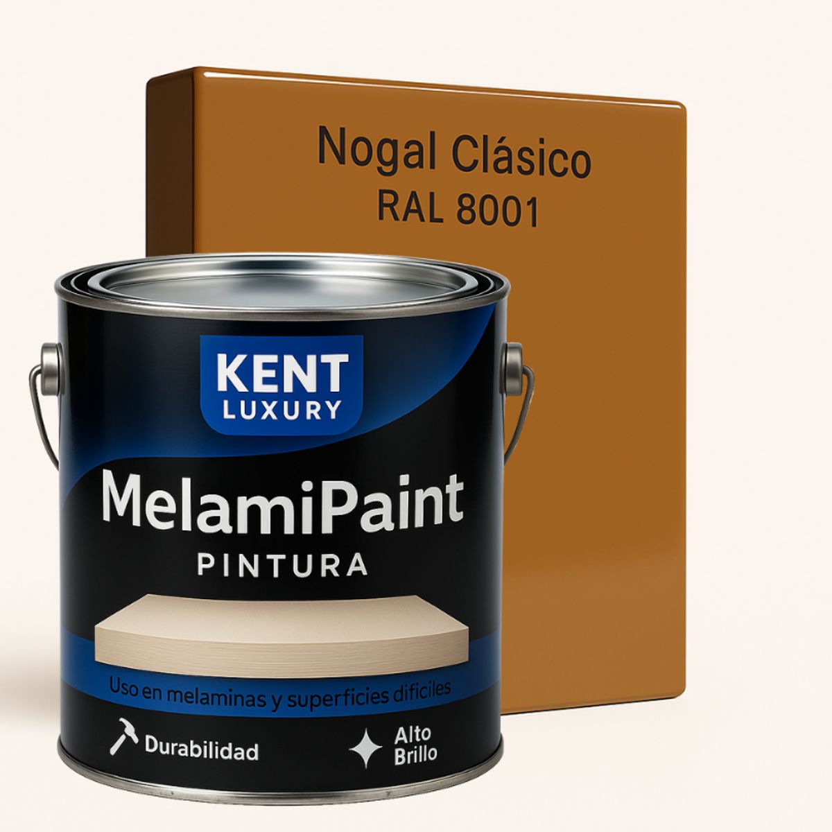 PINTURA MELAMINA - MelamiPaint™ - 4L - NOGAL CLÁSICO, marca KENT - Foto Principal