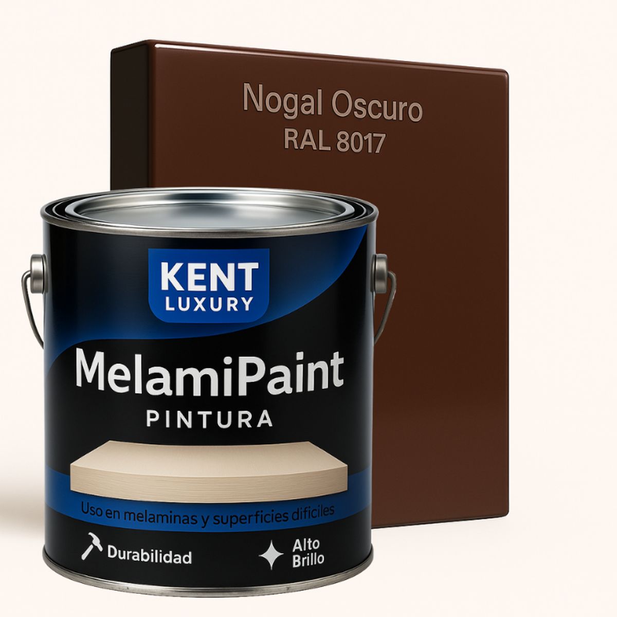PINTURA MELAMINA - MelamiPaint™ - 4L - NOGAL OSCURO, marca KENT - Foto Principal