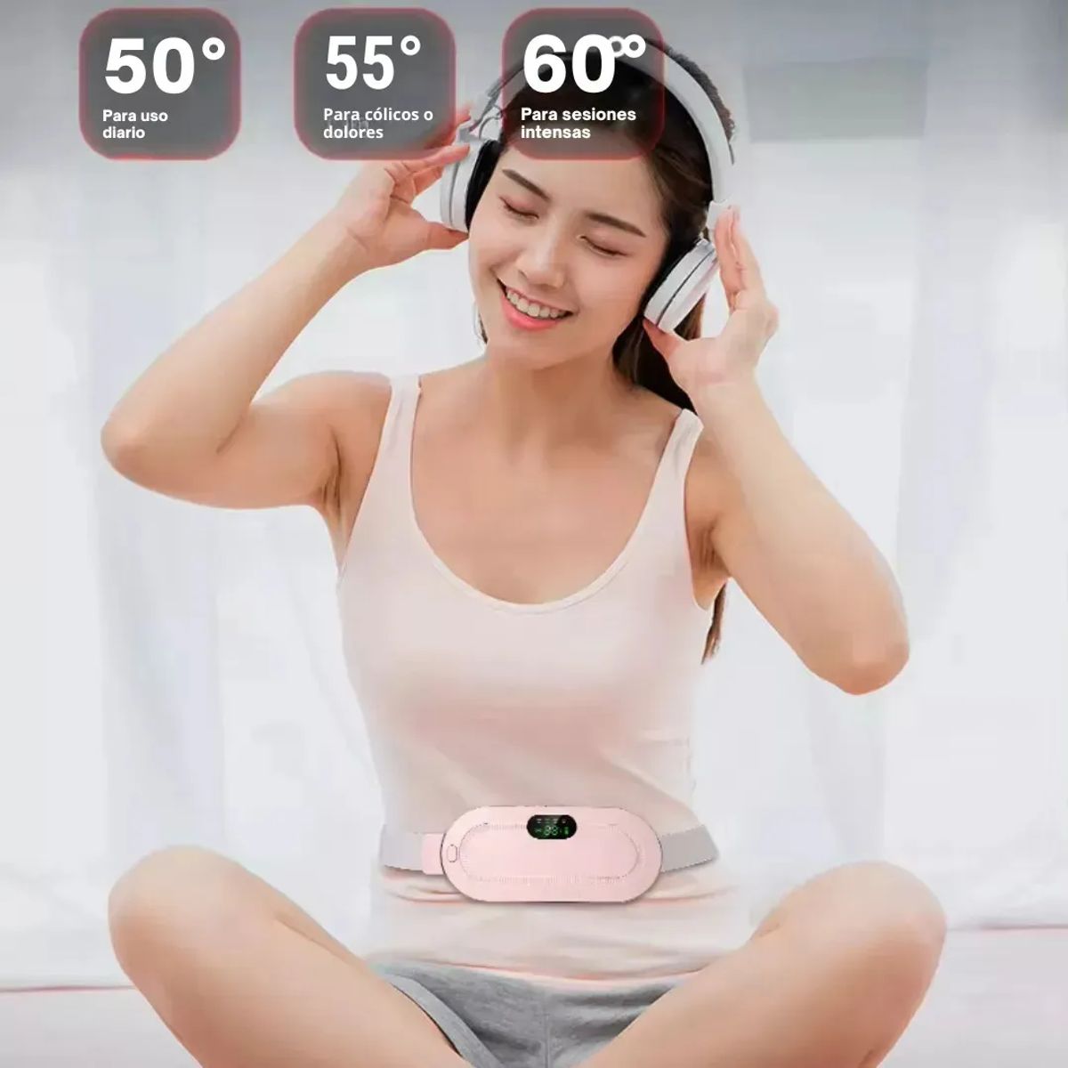 GENERICO - Masajeador Menstruales Guatero Alivio Cólicos Calentador Usb