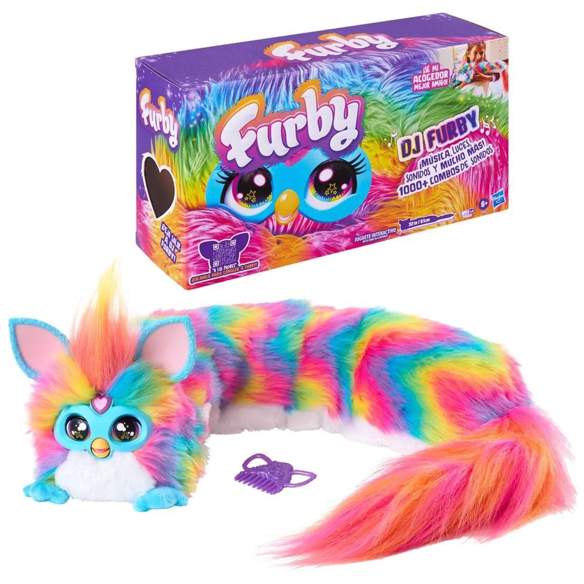 HASBRO - Furby Peluche Dj Furby Interactivo - Hasbro