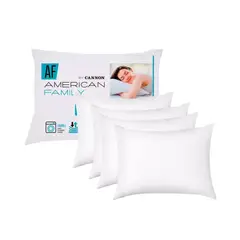 CANNON - Almohadas American Family 50x70cm Set Pack 4 Unidades