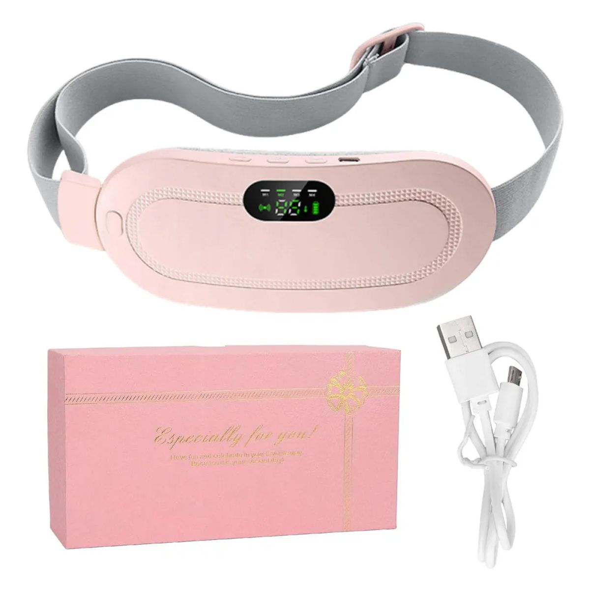 GENERICO - Masajeador Menstruales Guatero Alivio Cólicos Calentador Usb