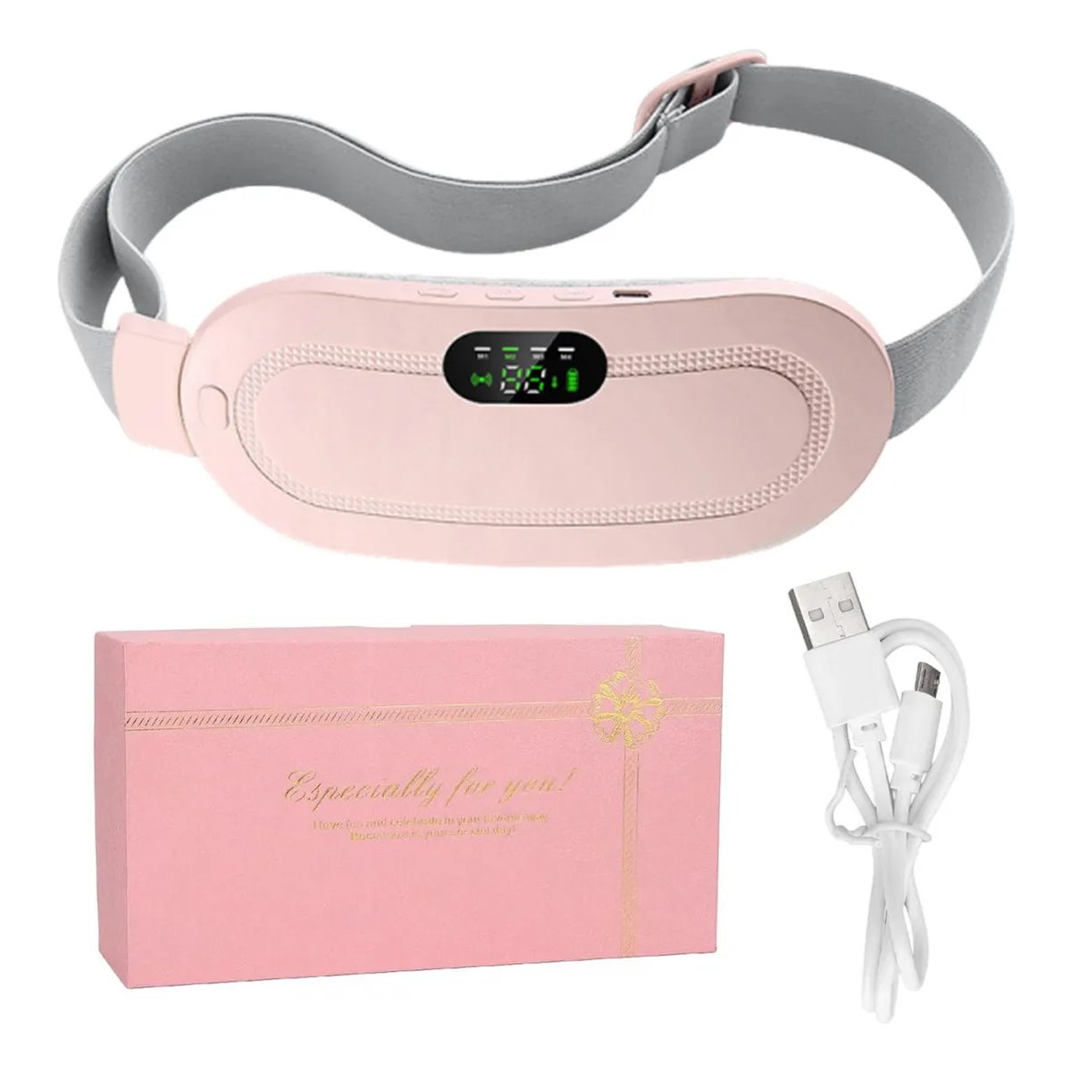 GENERICO - Masajeador Menstruales Guatero Alivio Cólicos Calentador Usb