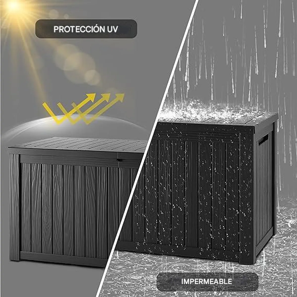 AVYNA - Baul Caja Organizador Exterior Interior 270 Litros