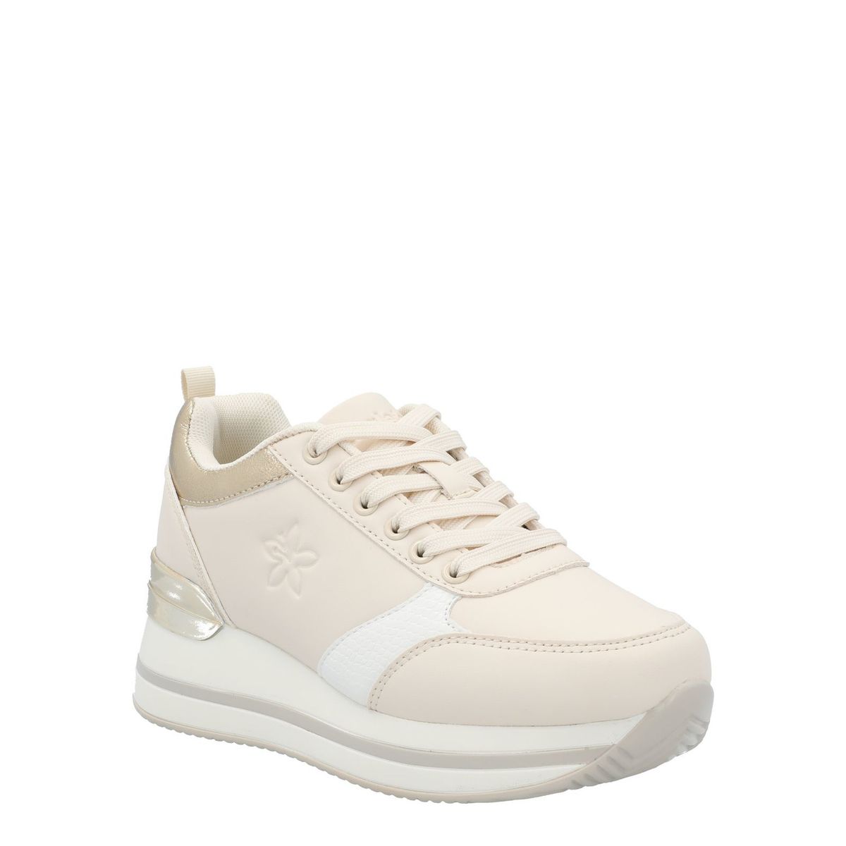 AZALEIA - Zapatilla Mujer Claudia 2 Beige AZALEIA