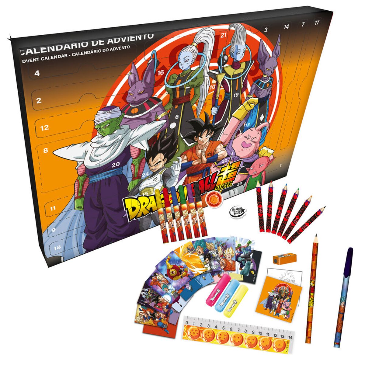 DRAGON BALL - Calendario de Adviento Dragon Ball Z Super ¡Despierta tu Ki Navideño