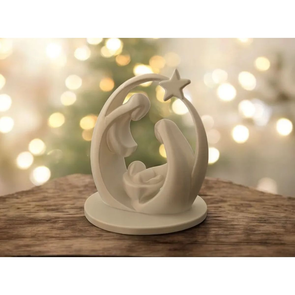 GENERICO - Adorno navidad - Pesebre Moderno