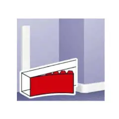 LEGRAND - Tapa P-Bandeja 130Mm Blanca -Valor X 2Mt-