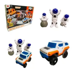 GENERICO - Juguete Pista De Autos Astronautas 39 Piezas Infantil