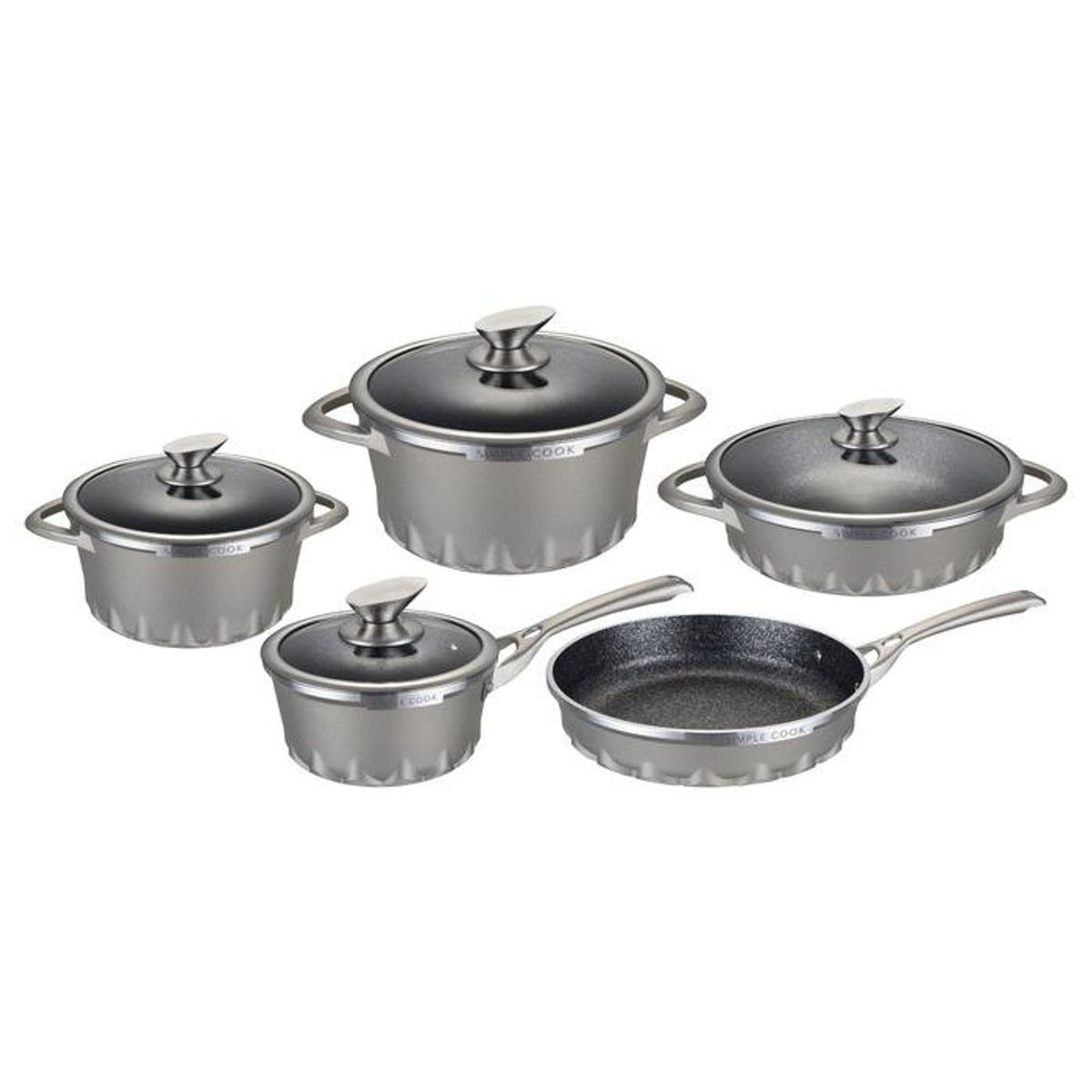 SIMPLE COOK - Batería Simple Cook Mont Blanc 9 Pzs