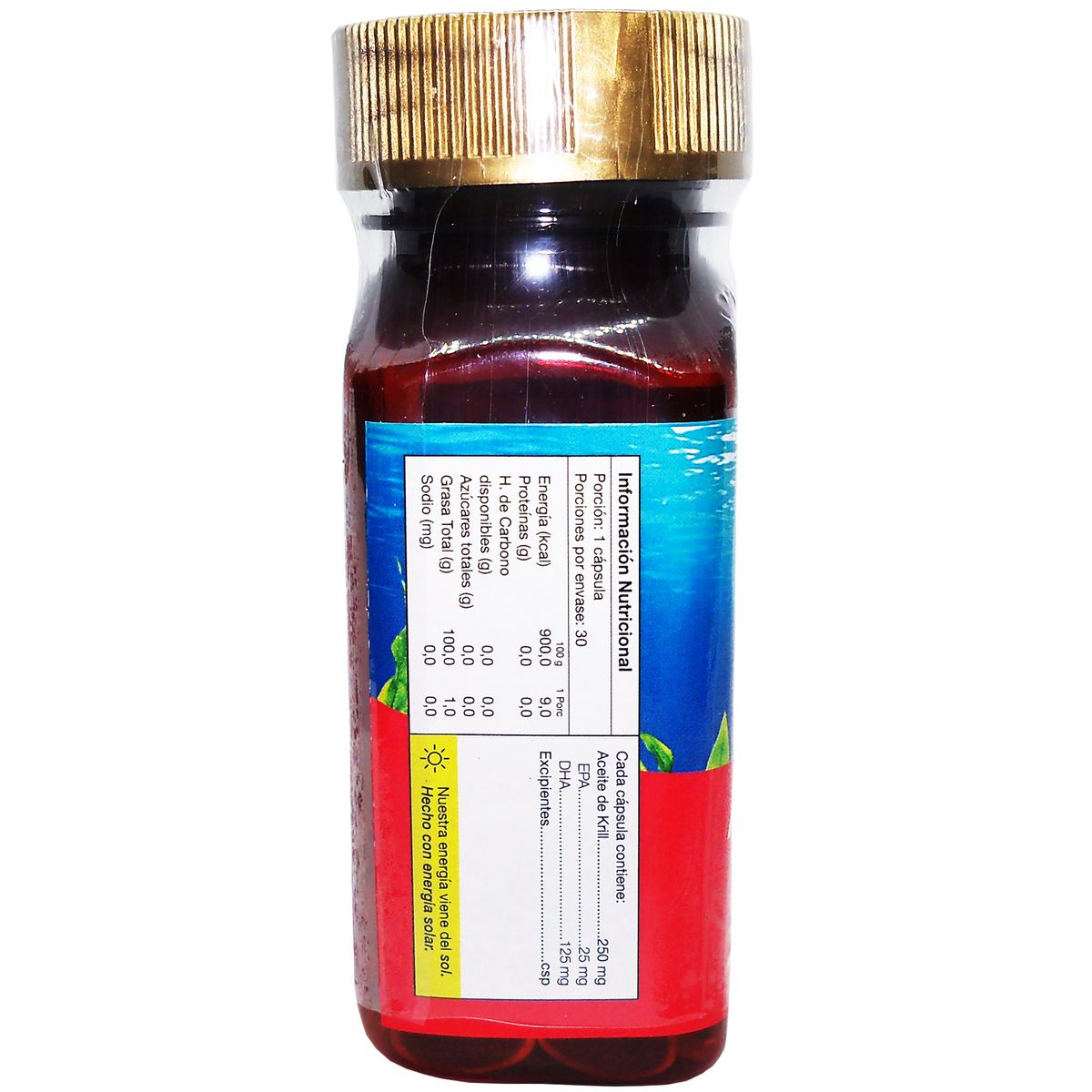 NATURAL FARM - 2 Aceite De Krill 250mg + Omega 3 60 Caps Blandas Liquido