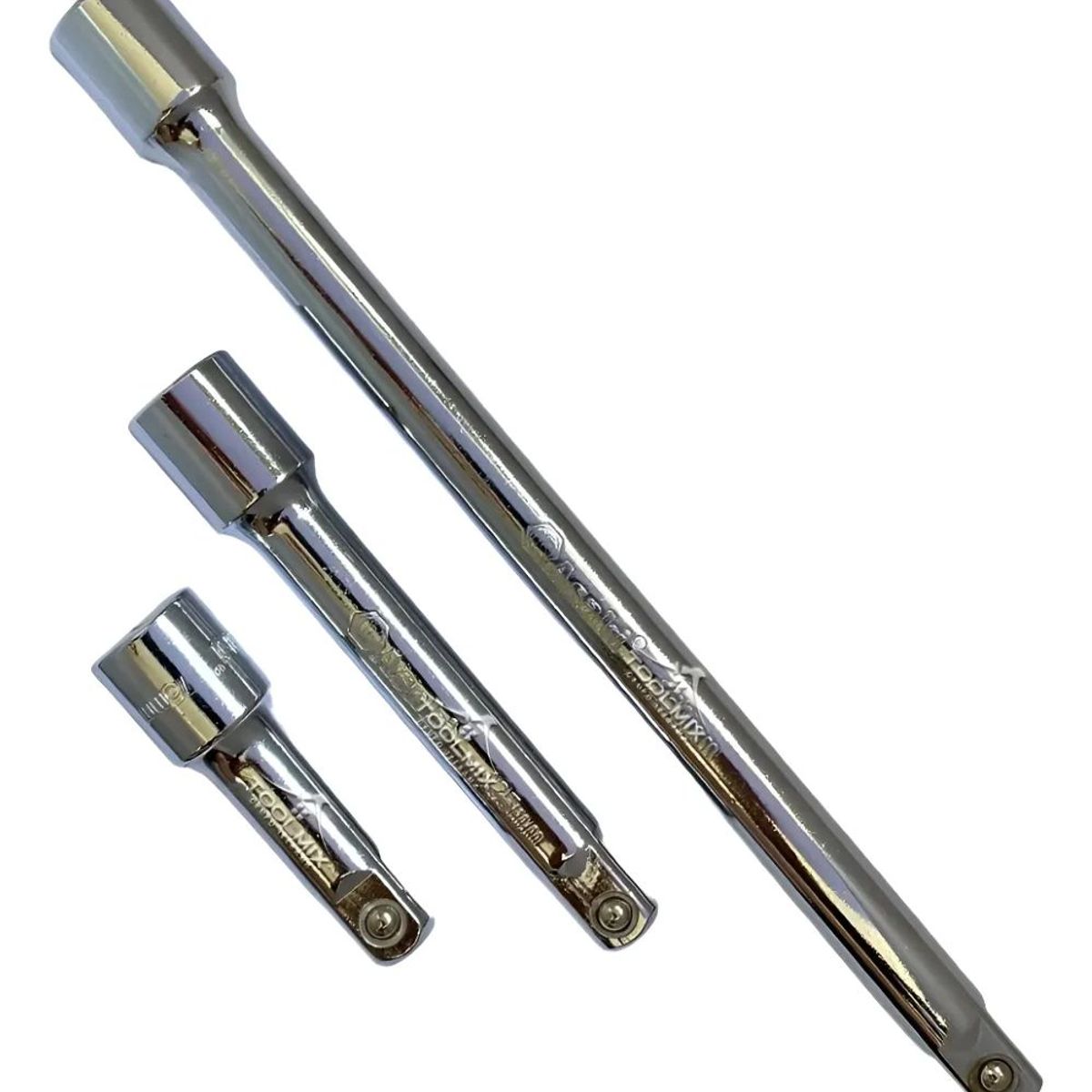3 Barra Extensión Para Dados ½Pulg 75mm 125mm 250mm Acero Cr, marca GENERICO - Foto 2