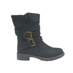 HERIEL - Bota Negra Baja Mujer