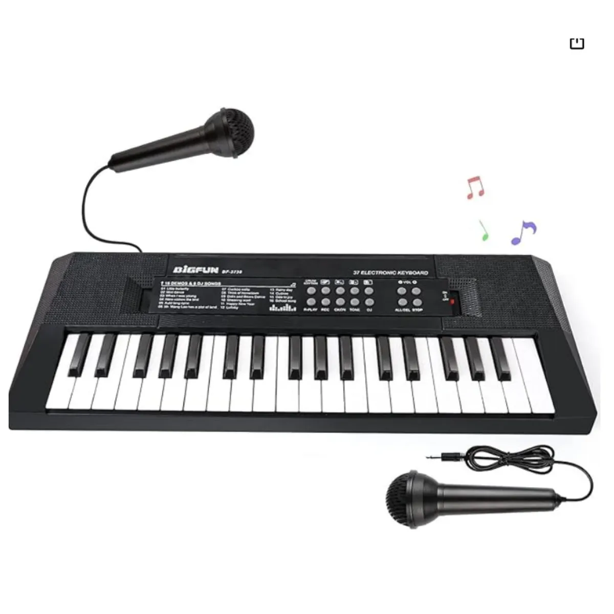 GENERICO - Juguete Piano Teclado Musical Con 37 Teclas Sonidos Mic