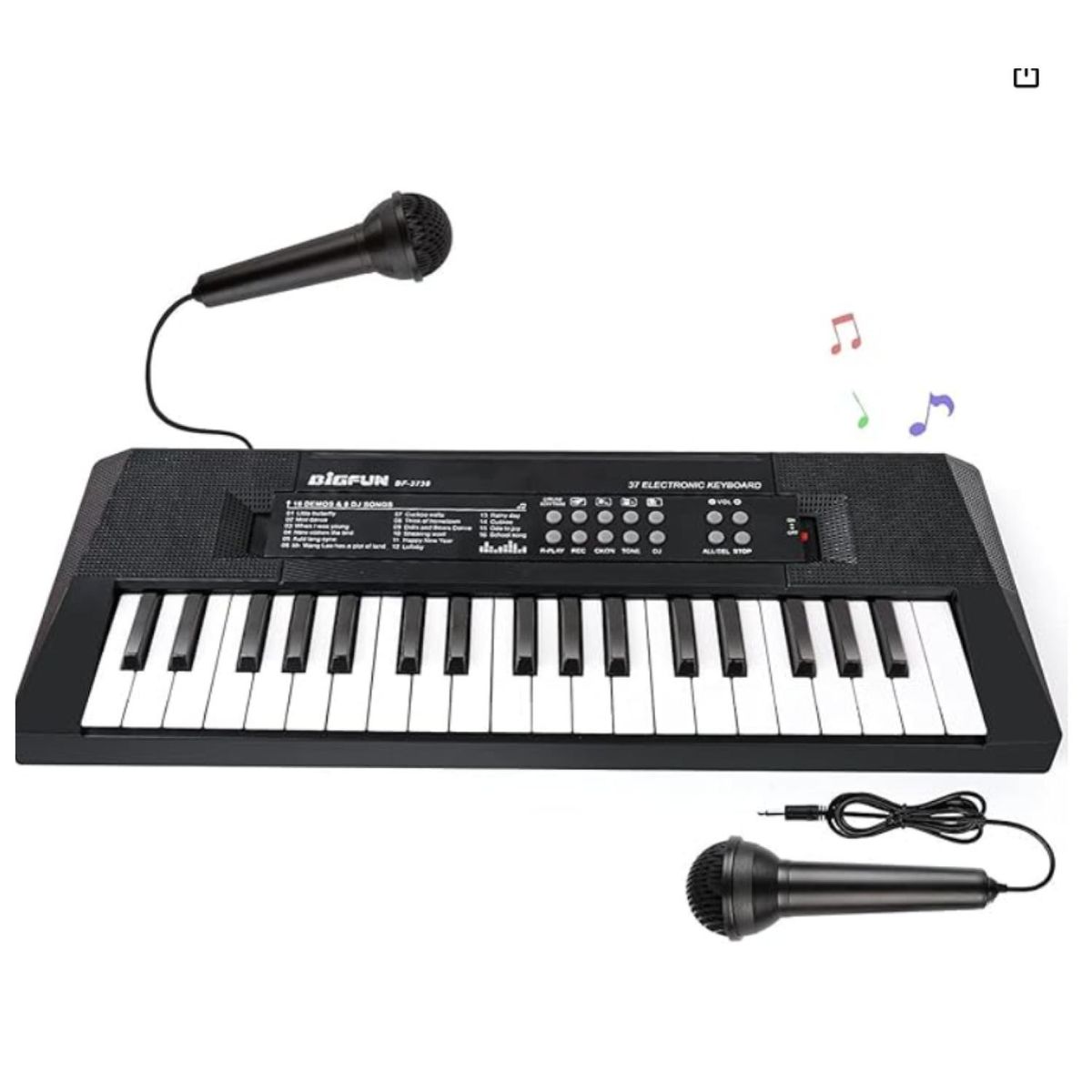 GENERICO - Juguete Piano Teclado Musical Con 37 Teclas Sonidos Mic