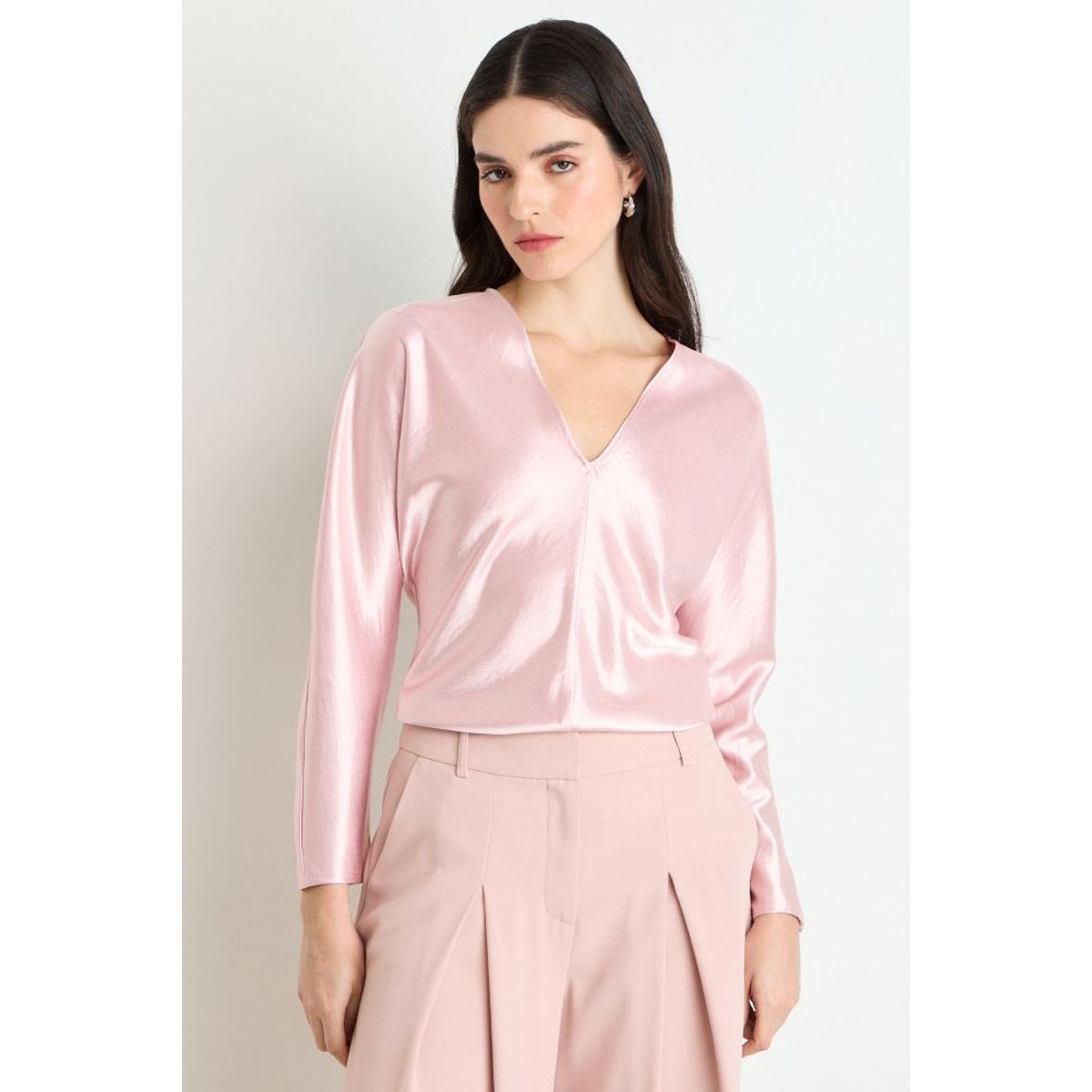 ASH - Blusas Manga Larga Mujer Rosa Ash