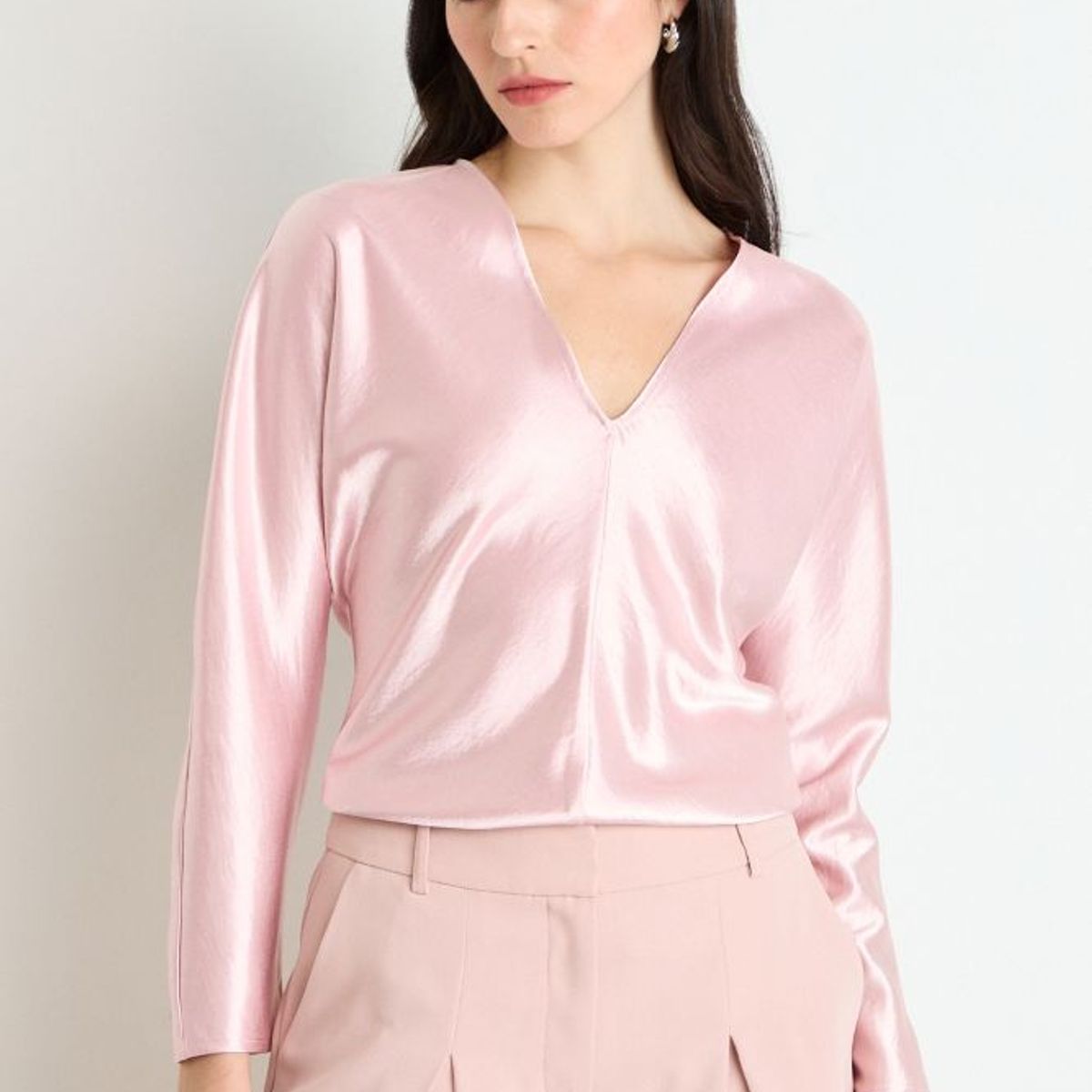 ASH - Blusas Manga Larga Mujer Rosa Ash