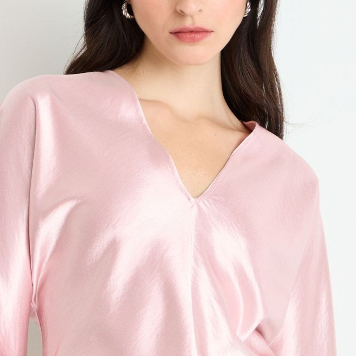 ASH - Blusas Manga Larga Mujer Rosa Ash