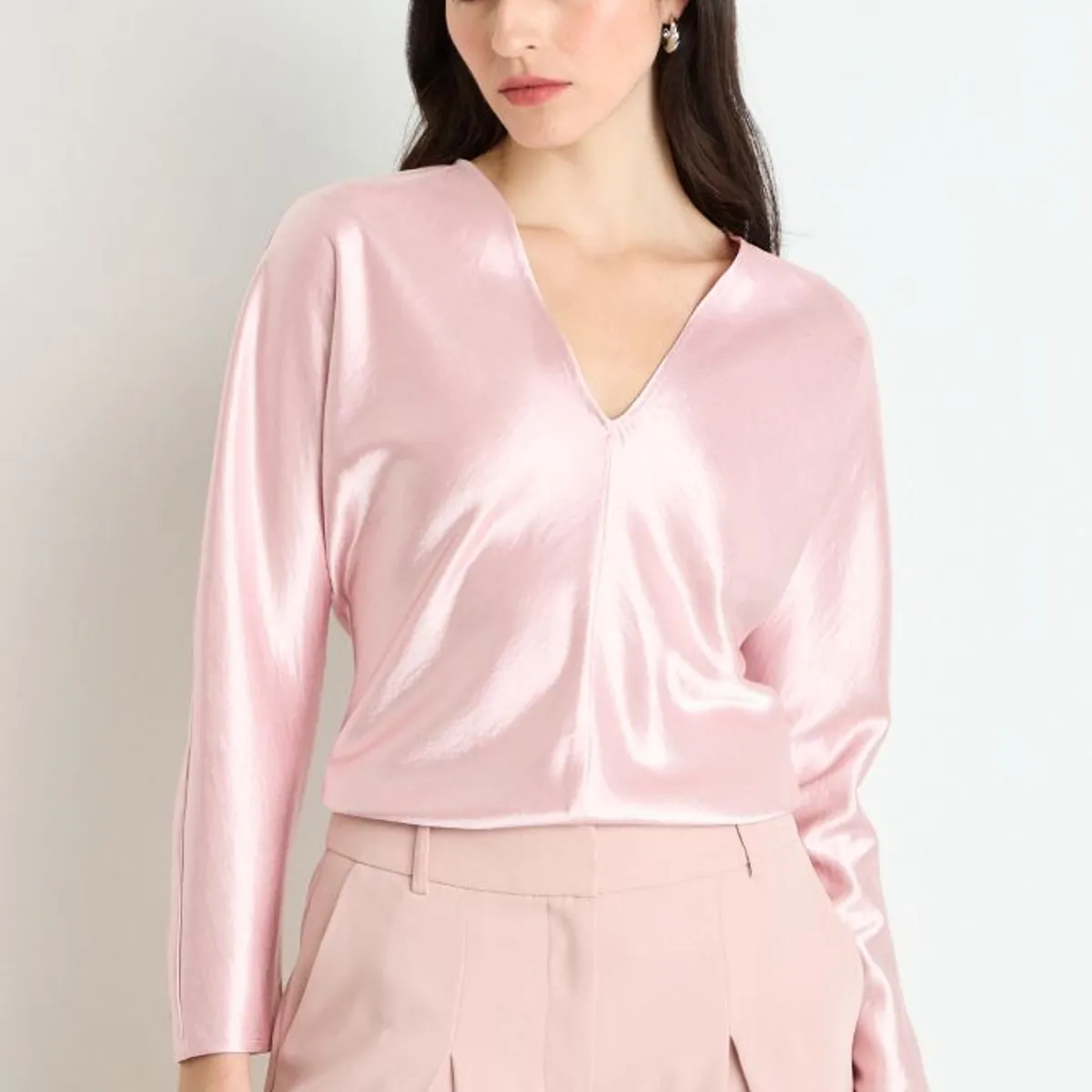 ASH - Blusas Manga Larga Mujer Rosa Ash