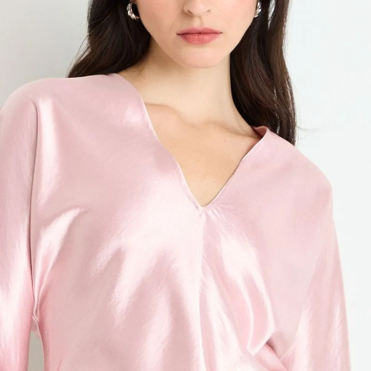 ASH - Blusas Manga Larga Mujer Rosa Ash