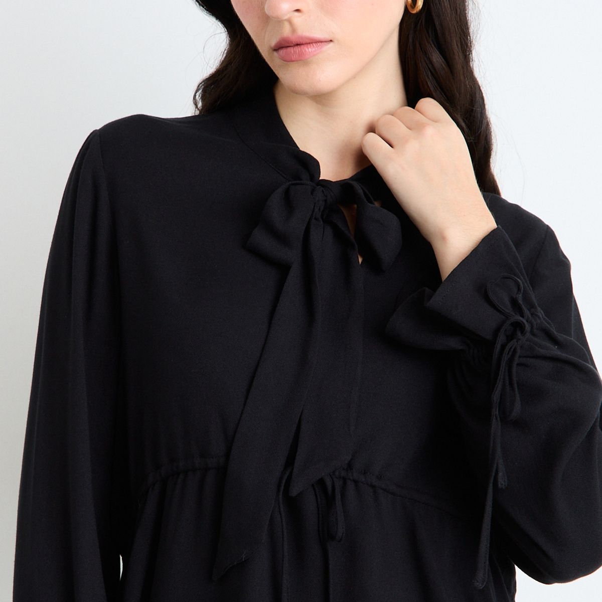 ASH - Blusas Manga Larga Mujer Negro Ash