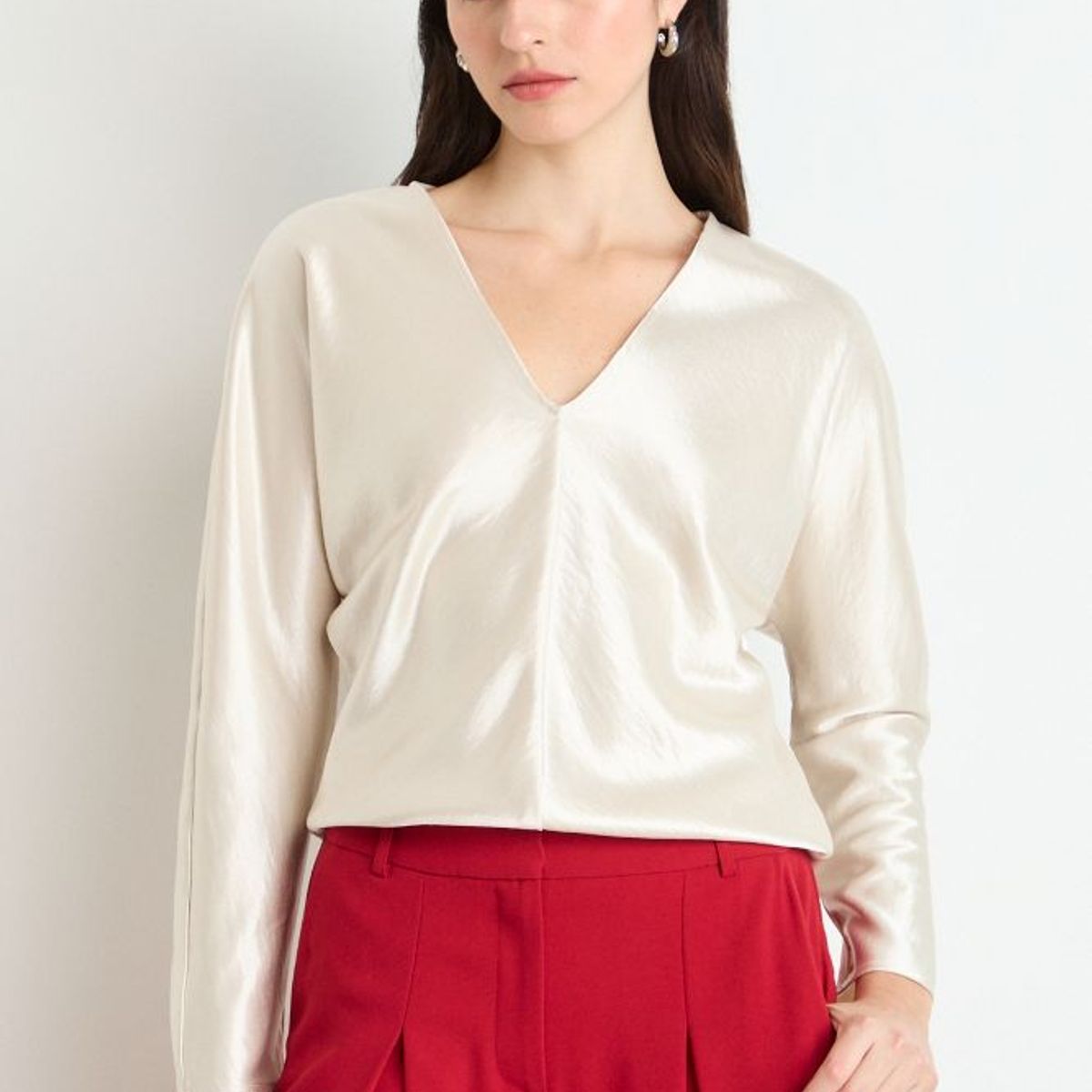 ASH - Blusas Manga Larga Mujer Crudo Ash