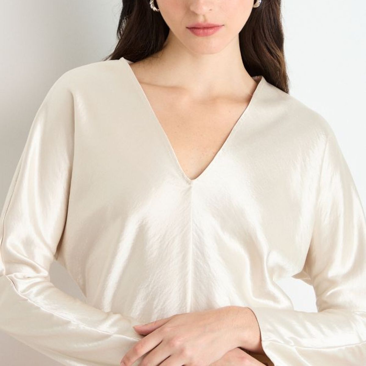 ASH - Blusas Manga Larga Mujer Crudo Ash