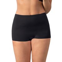 Bóxer tiro alto en tela lisa 72321 Negro