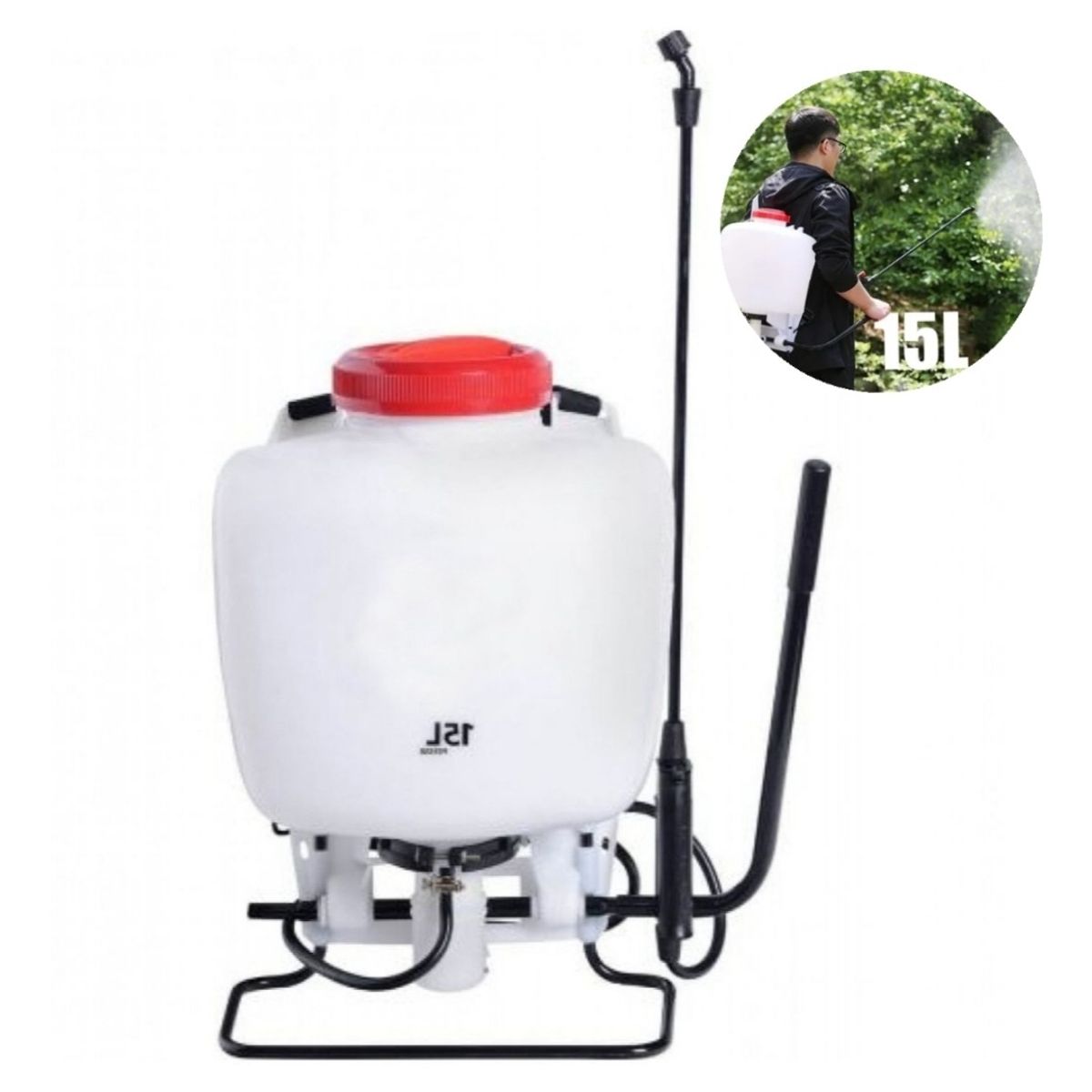 GENERICO - Fumigador Pulverizador Rociador 15litros Bomba Manual