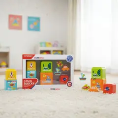 HUANGER - Juego Didáctico Bebé Encaje Apilable Torre Con Figuras Niña y Niño