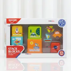 HUANGER - Juego Didáctico Bebé Encaje Apilable Torre Con Figuras Niña y Niño