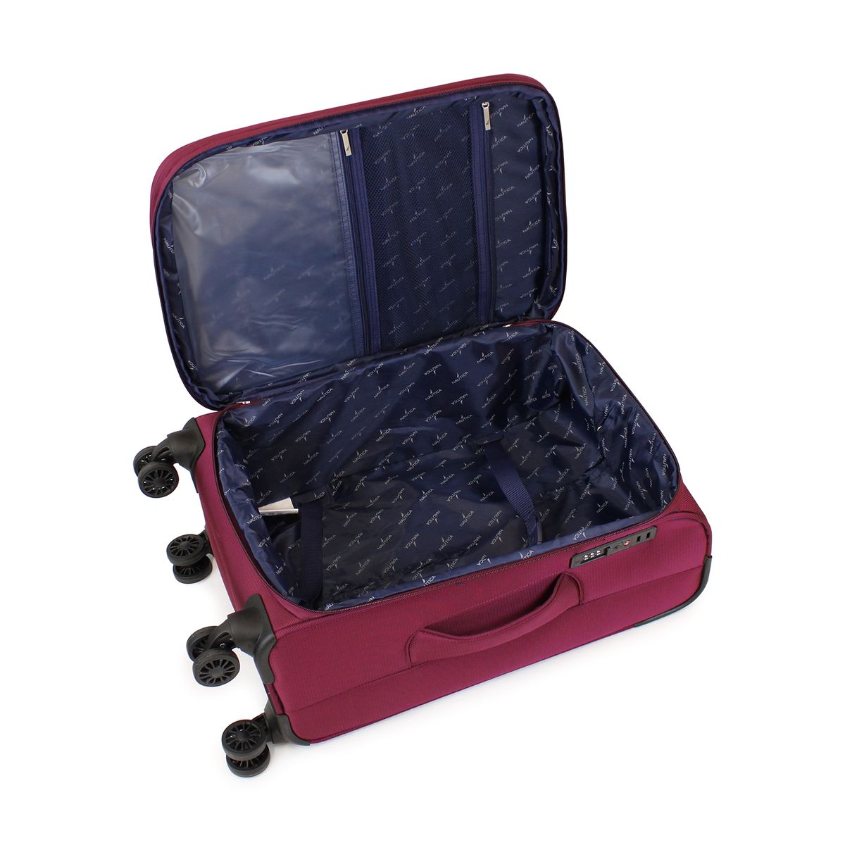 NAUTICA - Maleta de tela S de cabina Nautica Marbella 10kg burdeo
