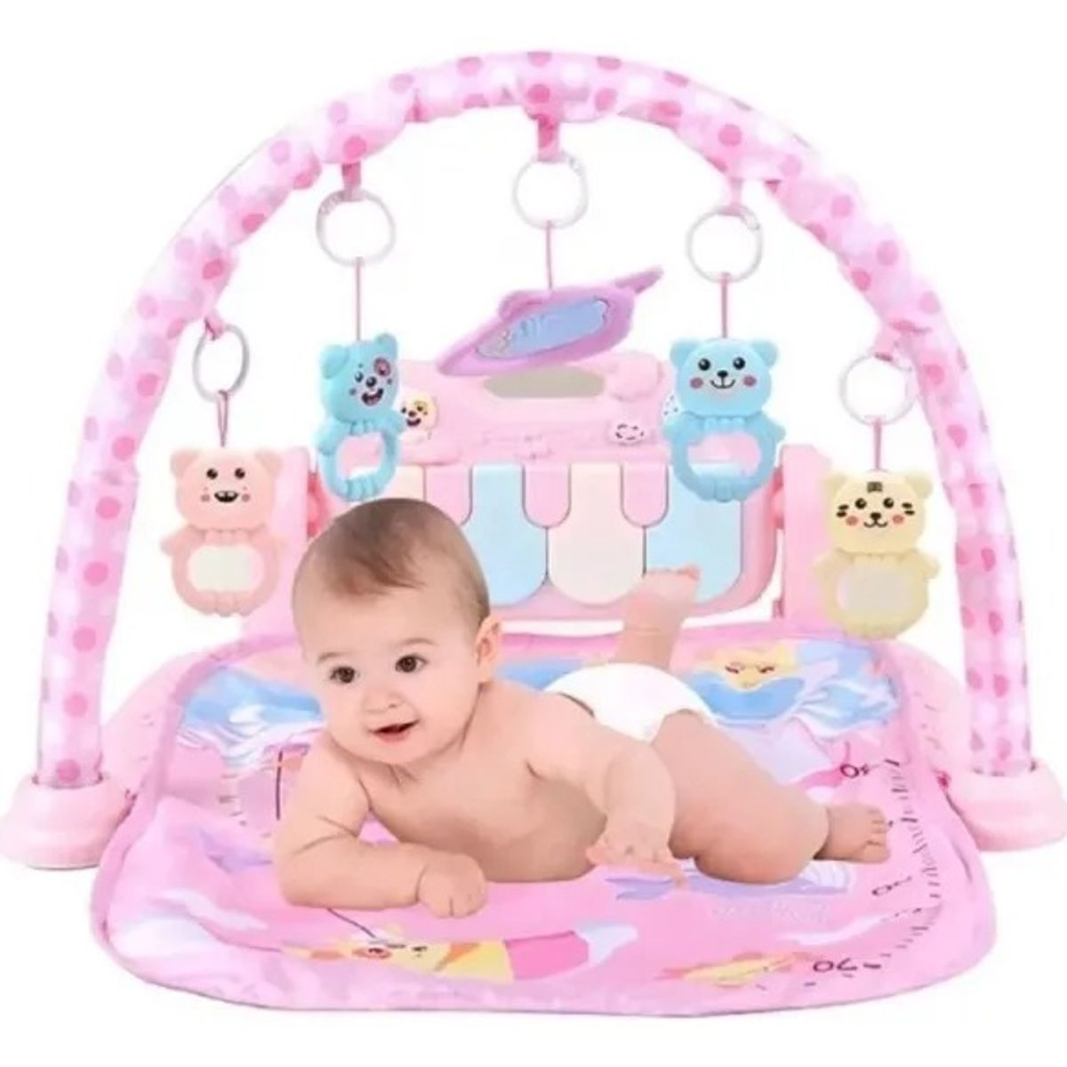 GENERICO - Bebé Gimnasio Musical Piano Multifuncional Bebé