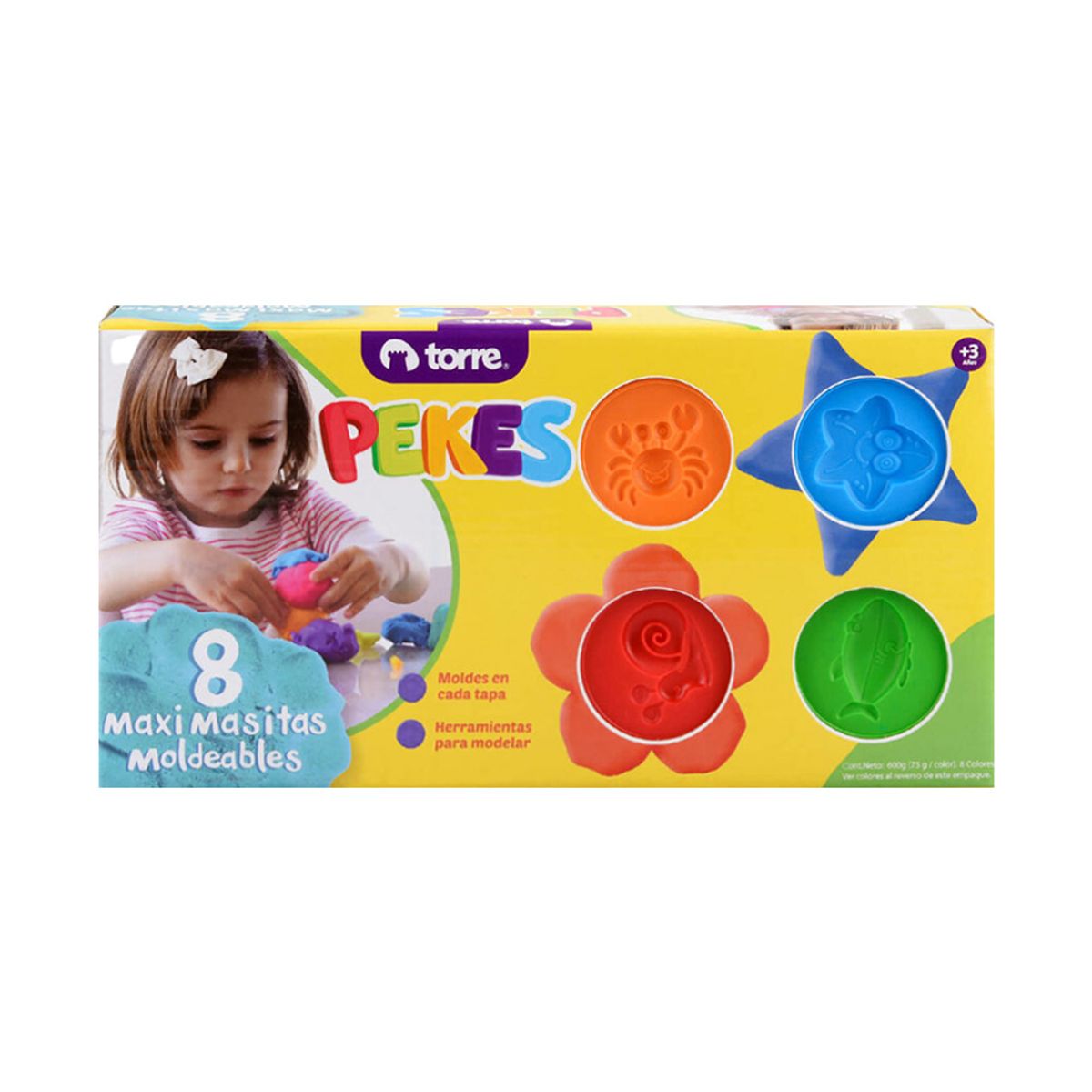 TORRE - Pack Maxi Masitas Pekes Torre 75gr X 8ud