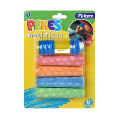 TORRE - Maxi Tizas Con Sujetador Pekes 4uds