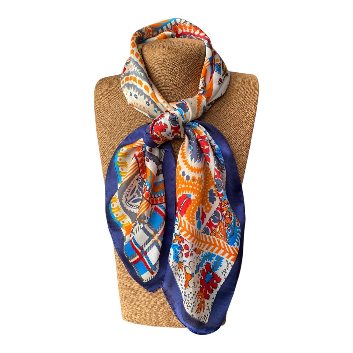 MAXO - Pañuelo de Seda de Sarga Mujer 70x70 MAXÓ Verena