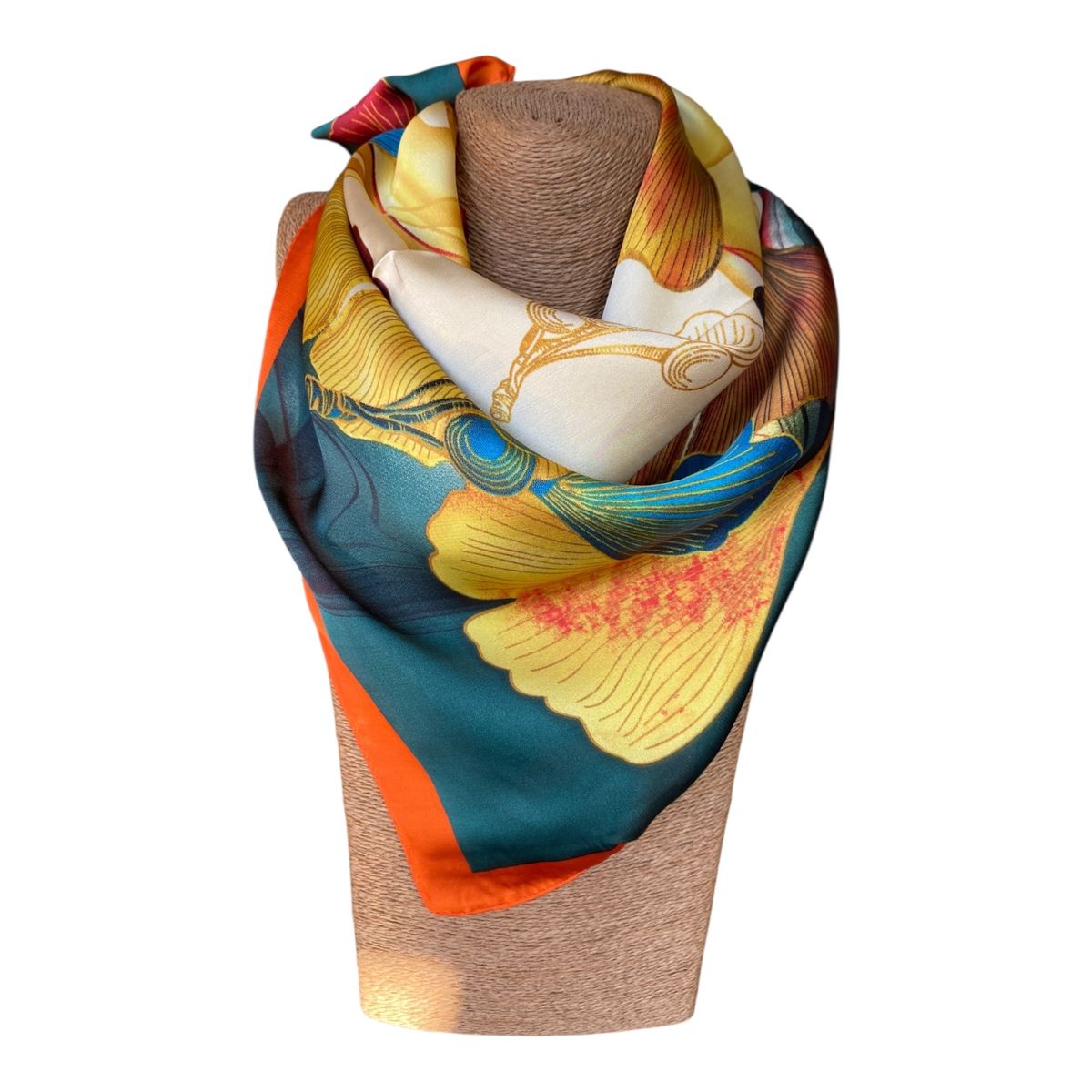 MAXO - Pañuelo de Seda de Sarga Mujer 70x70 MAXÓ Grace